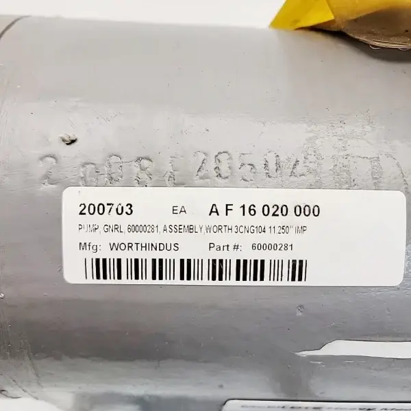Worthington 3CNG104 Pump 4×3 | 11.25″ Impeller | New/Rebuilt - Image 3