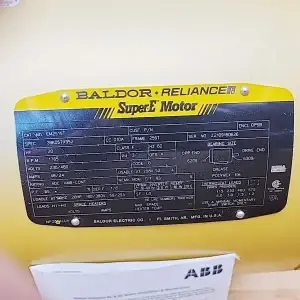 Baldor EM2515T 20HP Motor – 1765 RPM, 256T, 230/460V