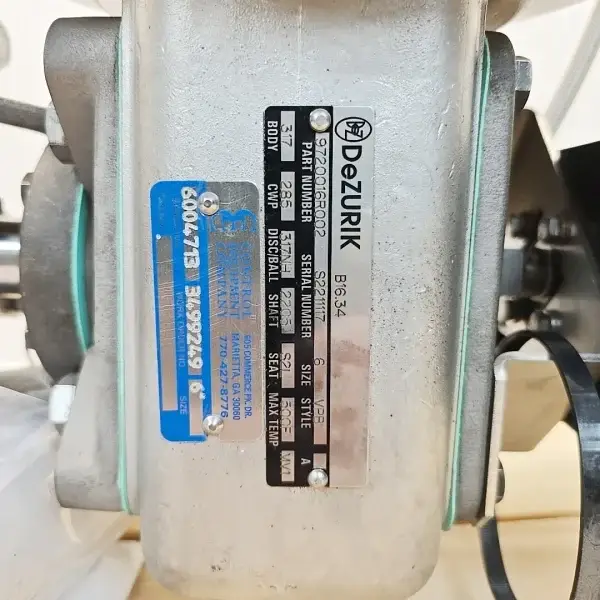 DeZURIK 6" VPB Ball Valve CL150 w/ ABB EDP300 Positioner – SST