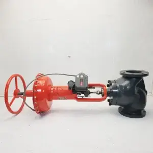 Copes-Vulcan 6″ WCB Control Valve – Class 150, 470 GPM