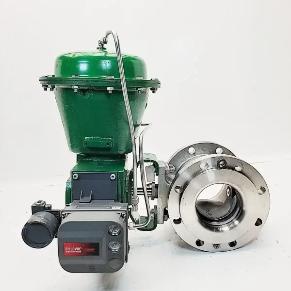 Fisher 6″ V150 Vee-Ball Valve — CL150 w/ 2052 Size 2