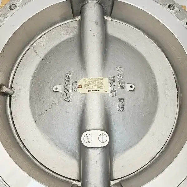 DeZURIK 30" BHP Class 150 Butterfly Valve CF8M